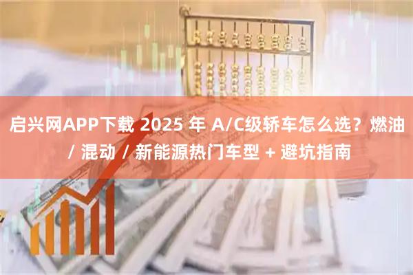 启兴网APP下载 2025 年 A/C级轿车怎么选？燃油 / 混动 / 新能源热门车型 + 避坑指南